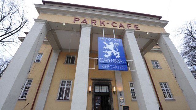Park-Cafe in München, 2011