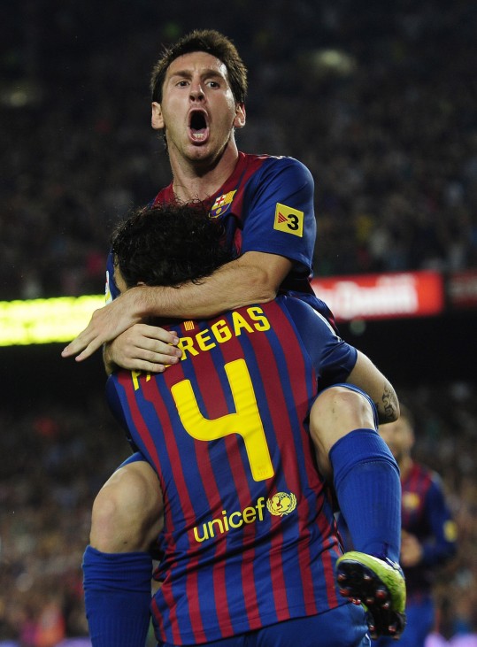 Lionel Messi, Cesc Fabregas