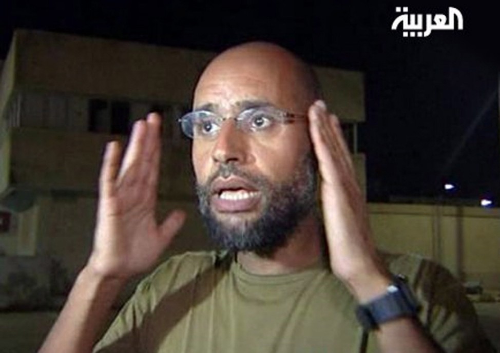 Gaddafi son appears in Tripoli after reported arrest