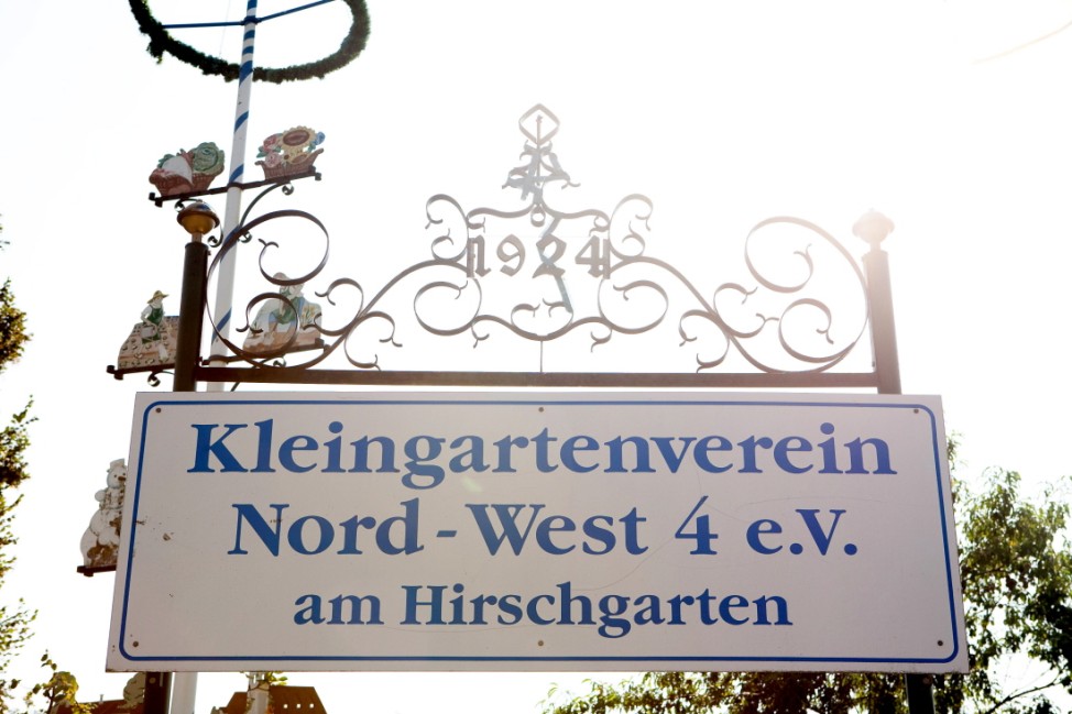 Schrebergarten Arnulfstraße, Kleingartenverein Nord-West 4 e.V. am Hirschgarten