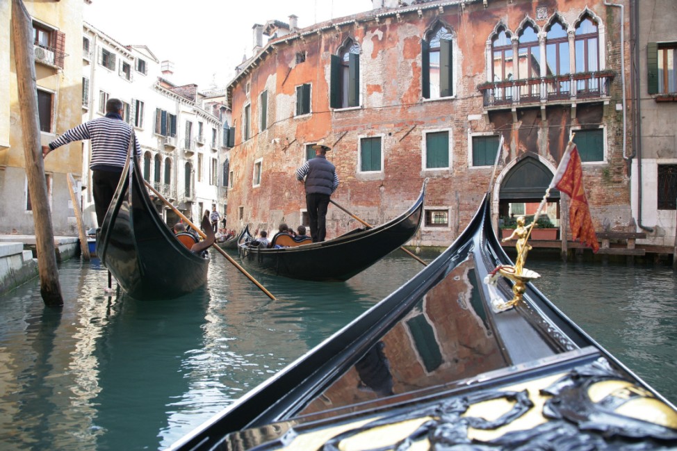 Venedig Kanäle Gondeln