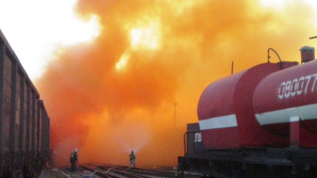 Chemieunfall mit Brom in Russland - Große Giftwolke