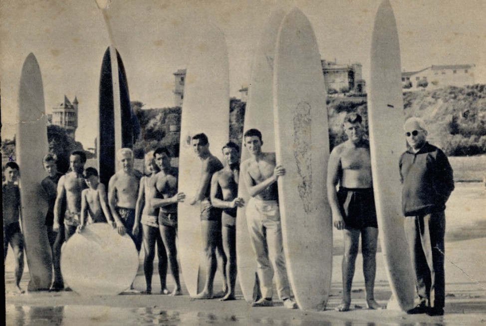 Surfen, Biarritz, historische Bilder