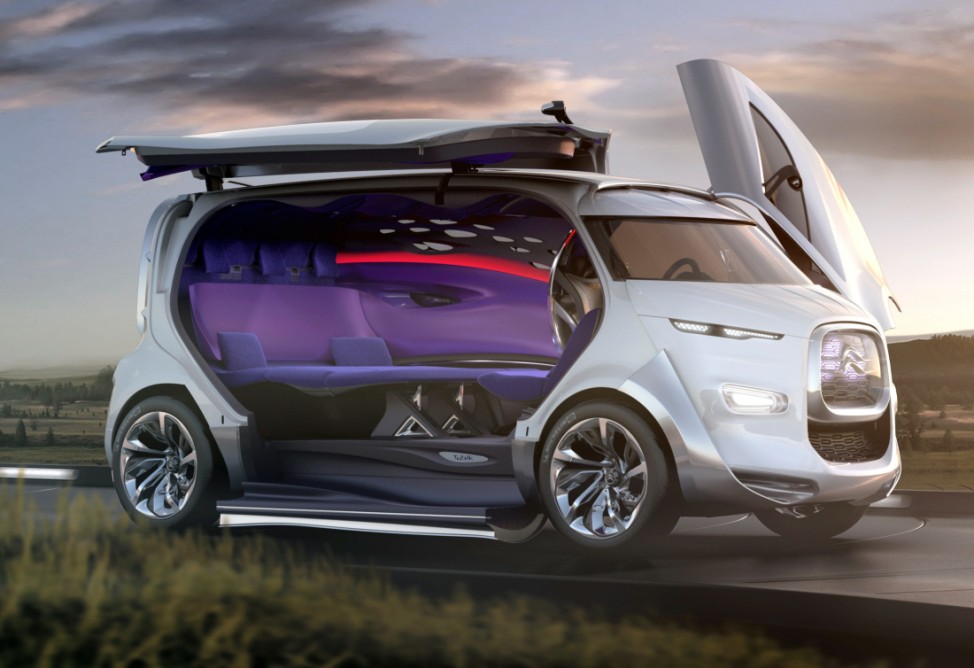 Citroën-Studie Tubik: Van wie aus einem Science-Fiction-Film
