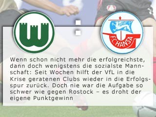 Wolfsburg - Rostock
