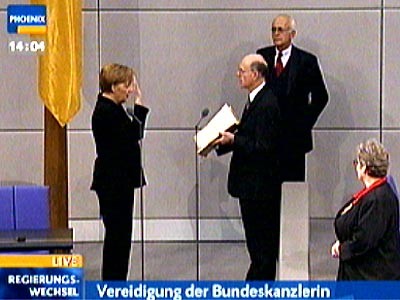 Die Wahl von Angela Merkel