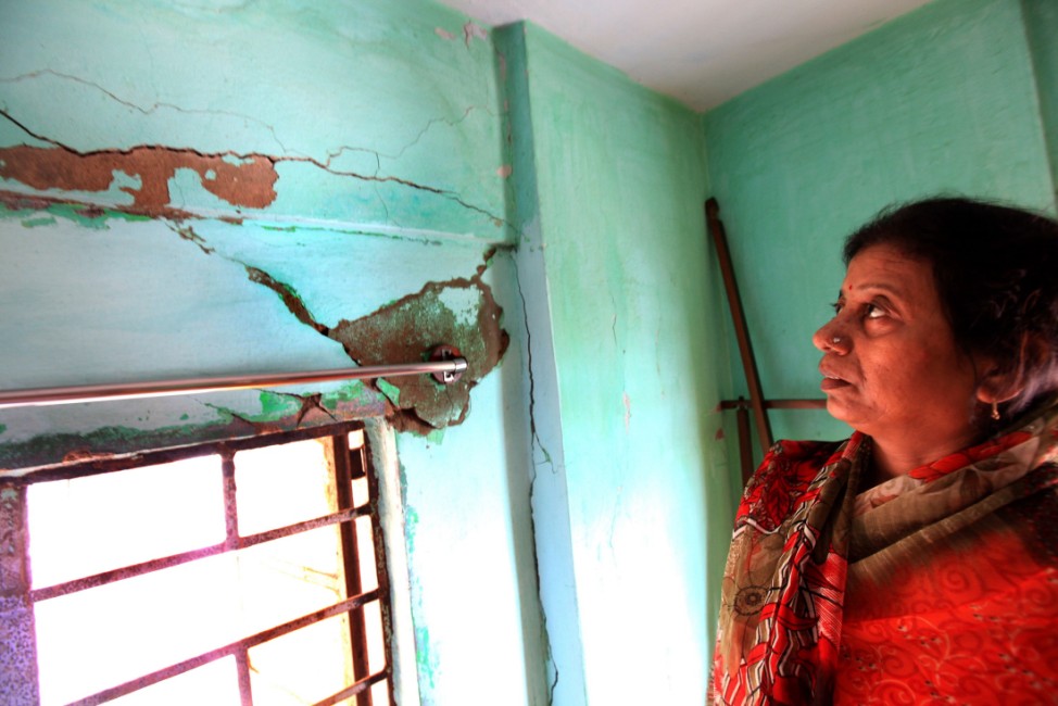 Earthquake damage in Calcutta