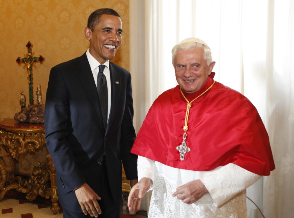 Barack Obama, Pope Benedict XVI