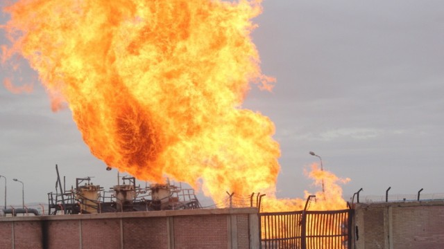 Large blast at Egyptian gas pipeline to Israel