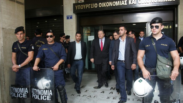 Greek finance minister.