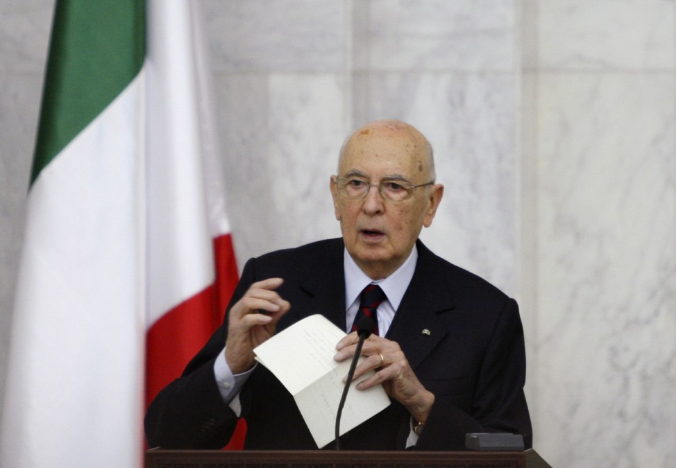 Italiens Präsident Napolitano