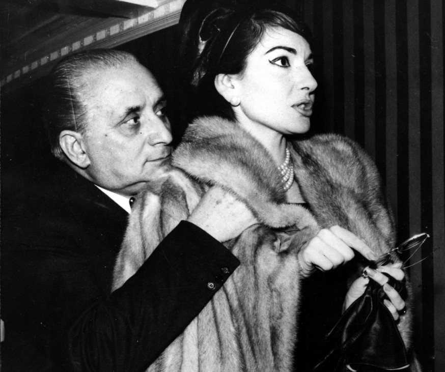 Maria Callas, Giovambattista Meneghini