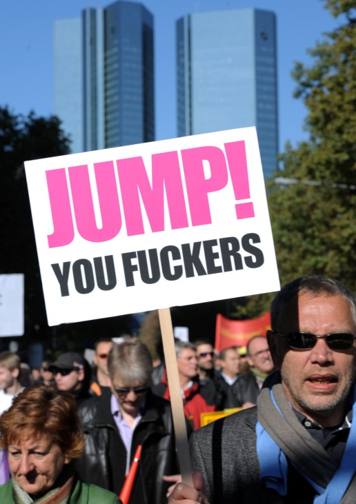 'Occupy Wall Street' in Frankfurt
