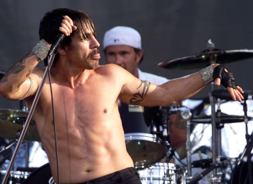 RED HOT CHILLI PEPPERS PERFORM AT SLANE CASTLE