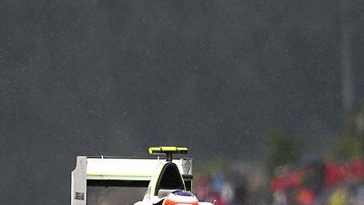 Titelkampf in der Formel 1: Rubens Barrichello ist unzufrieden mit der Stallorder in seinem Brawn-Team.