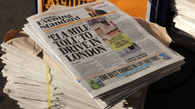 Londoner 'Evening Standard' nun Gratisblatt