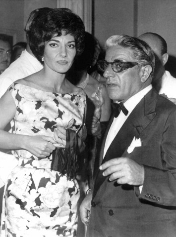 Maria Callas und Aristoteles Onassis, 1960