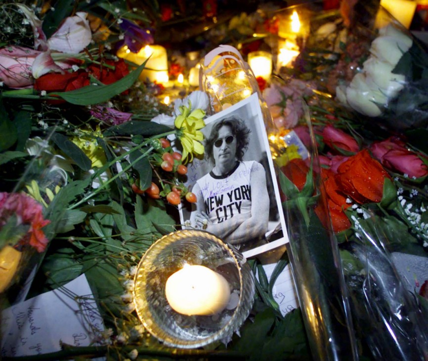 MEMORIAL ON 20TH ANNIVERSARY OF THE DEATH OF JOHN LENNON