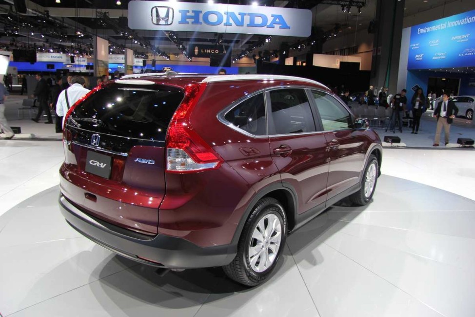 Premierenfeuerwerk in Hollywood Los Angeles Auto Show 2011: Honda CR-V