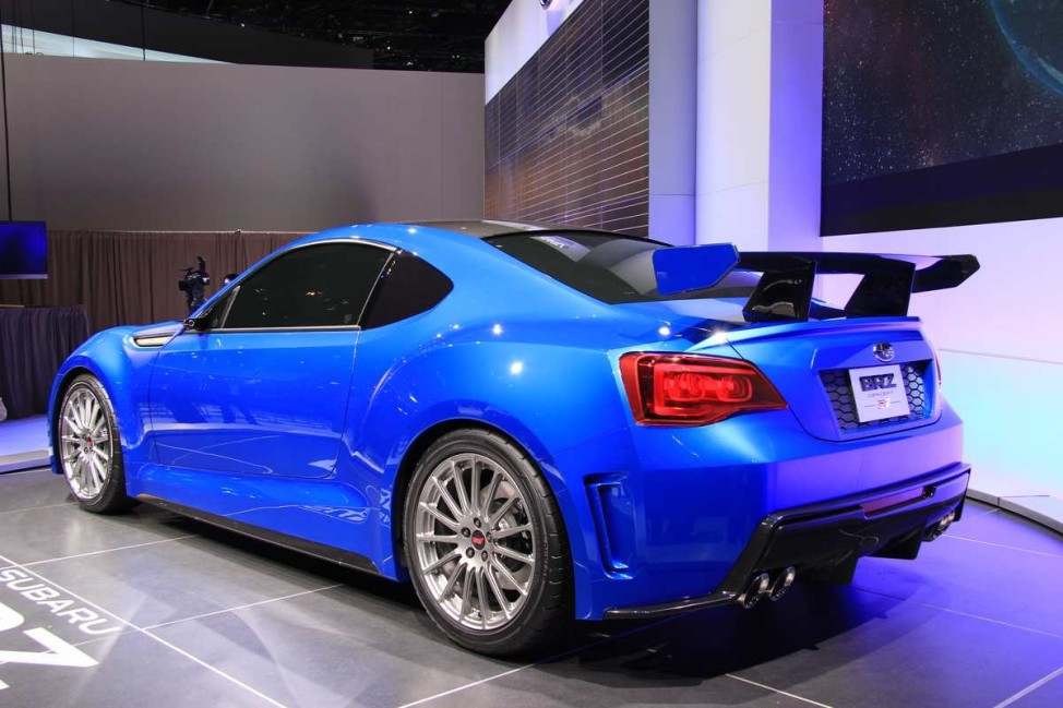 Premierenfeuerwerk in Hollywood Los Angeles Auto Show 2011: Subaru BRZ Concept STI