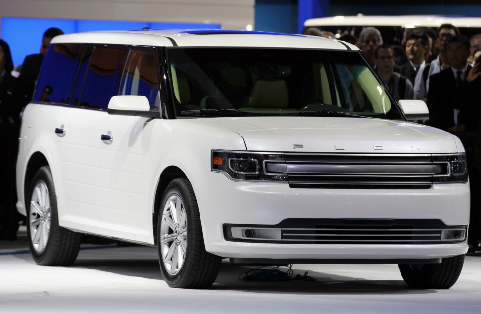 The 2013 Ford Flex is seen at the LA Auto Show in Los Angeles