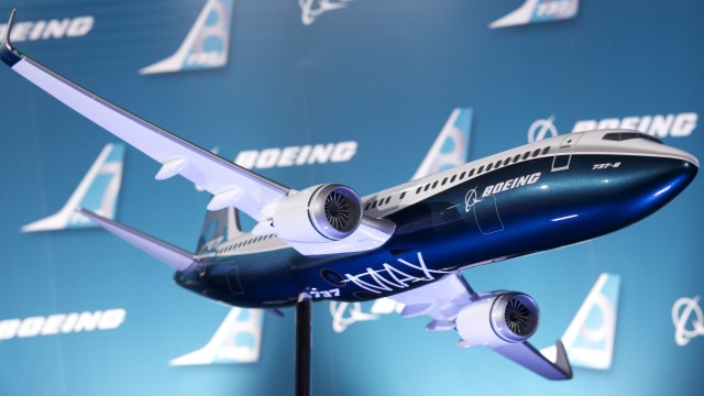Lieferung von Flugzeugen nach Indonesien: Ein Modell des Mittelstreckenjets vom neuen Typ 737 Max, der Boeing gerade ein einträgliches Geschäft beschert hat.
