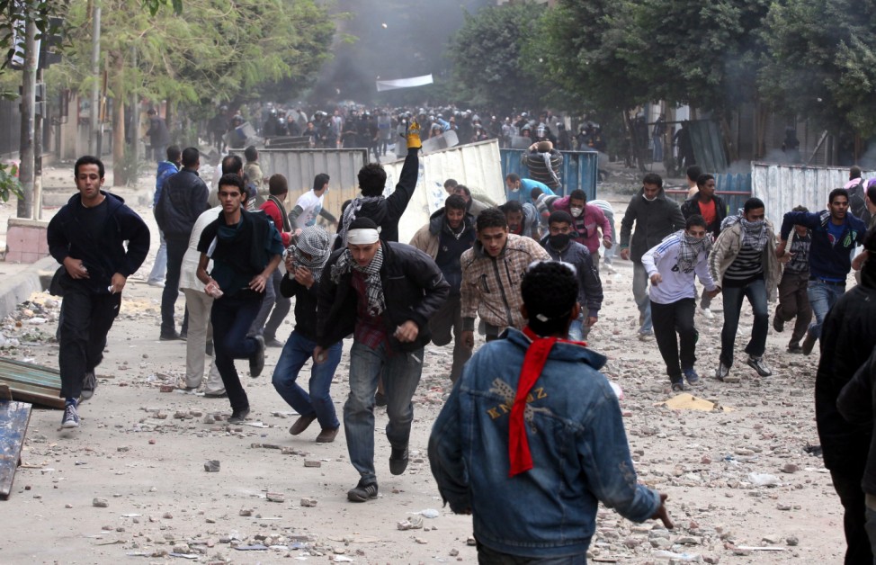 Clashes in Tahrir square