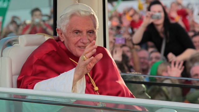 Papst Benedikt XVI. in Freiburg