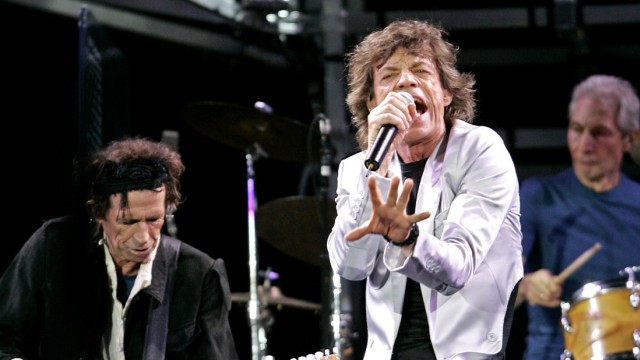 Rolling Stones starten neue Welttournee im Fenway Park in Boston, 2005