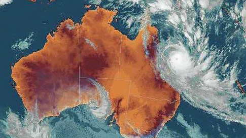 Wirbelsturm ´Hamish" bedroht Australiens Küste