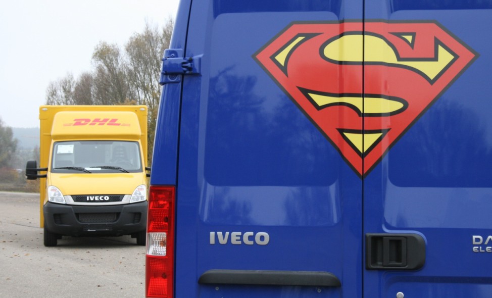 Flottenmanagement Elektro-Brummer Iveco Daily Electric DHL