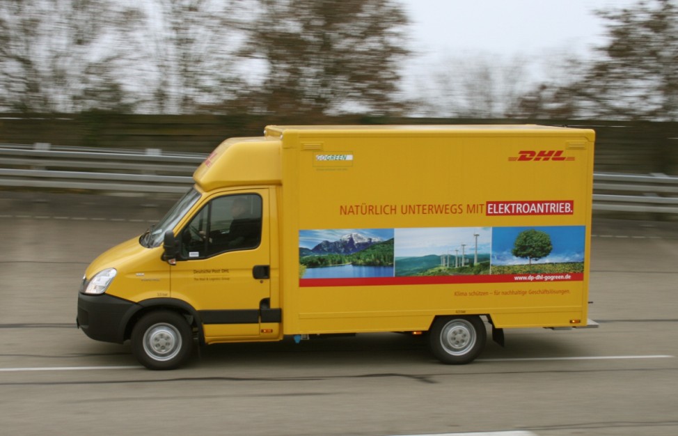 Flottenmanagement Elektro-Brummer Iveco Daily Electric DHL