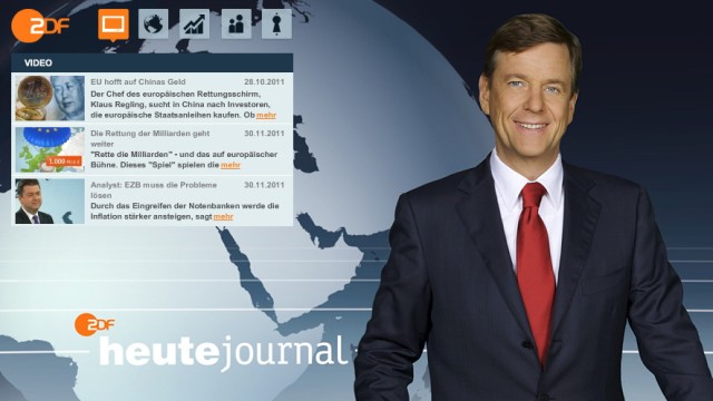 Claus Kleber "Heute-Journal" ZDF-Anchorman