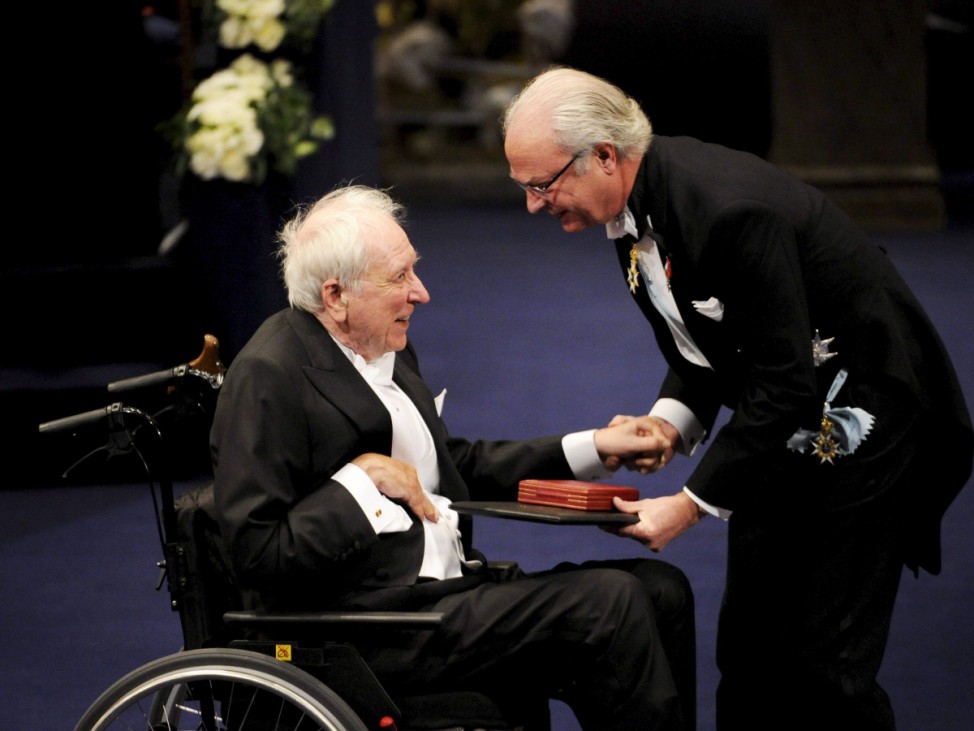 Nobel Prize ceremony at the Concert Hall in Stockholm