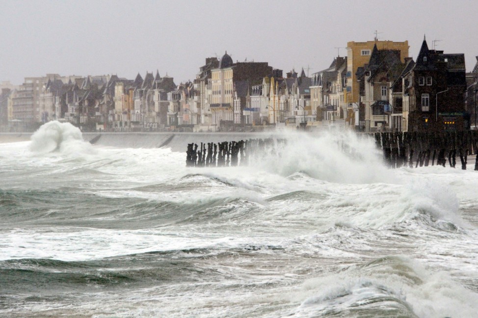 Sturmtief ´Joachim" zieht über französische Küste