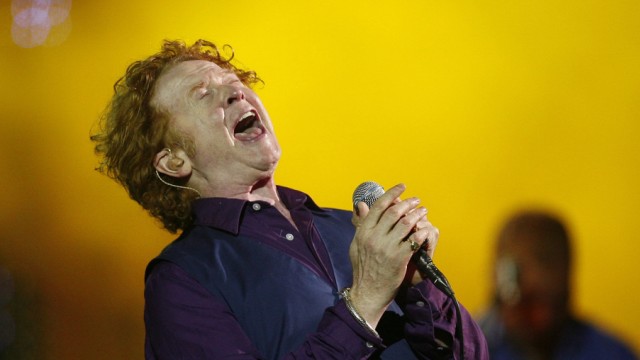 Hucknall, lead singer of Simply Red, performs during 50th International Song Festival in Vina Del Mar city