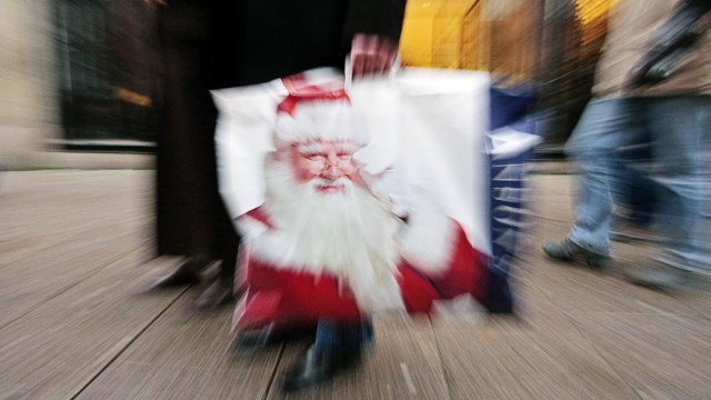Weihnachtseinkauf in Hamburg