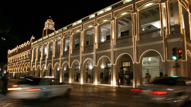 Urlaubsziele 2012: Das Rathaus von Mérida in Yucatán, Mexiko.