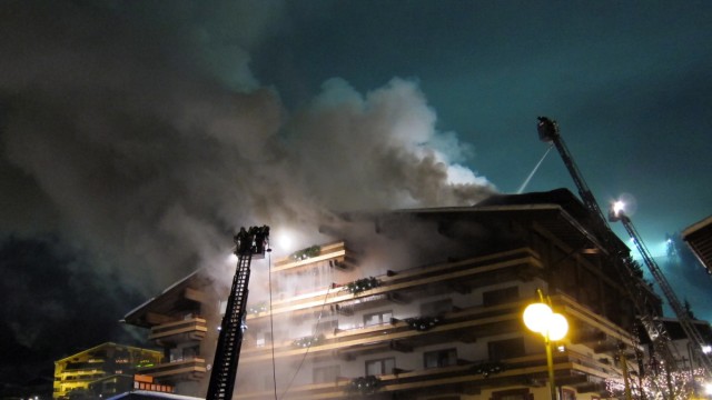 Fire at hotel Glemmtalerhof in Austria