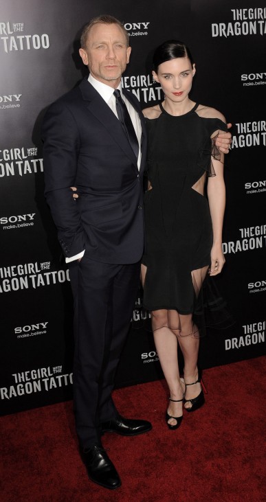 Premiere of 'The Girl with the Dragon Tattoo' in New York