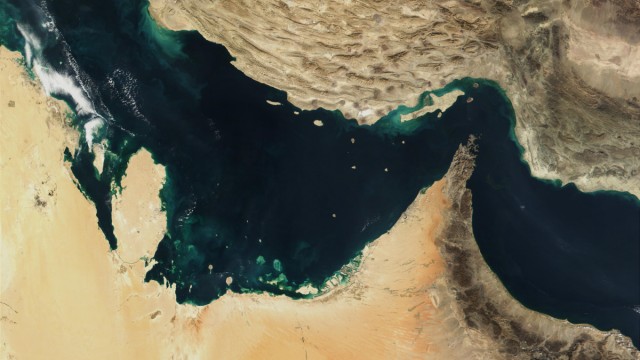 Nadelöhr für Öltransporte: der Persische Golf, die Straße von Hormus Iran