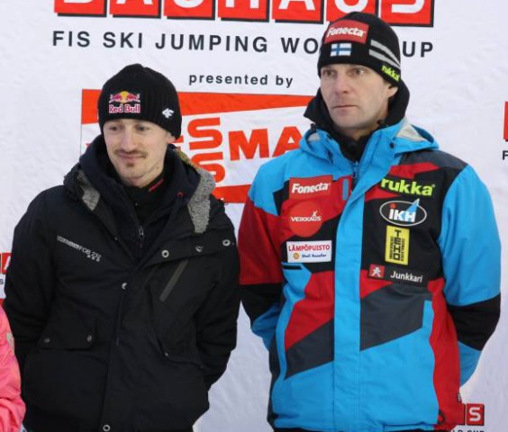 Adam Malysz und Janne Ahonen beenden ihre Karriere.