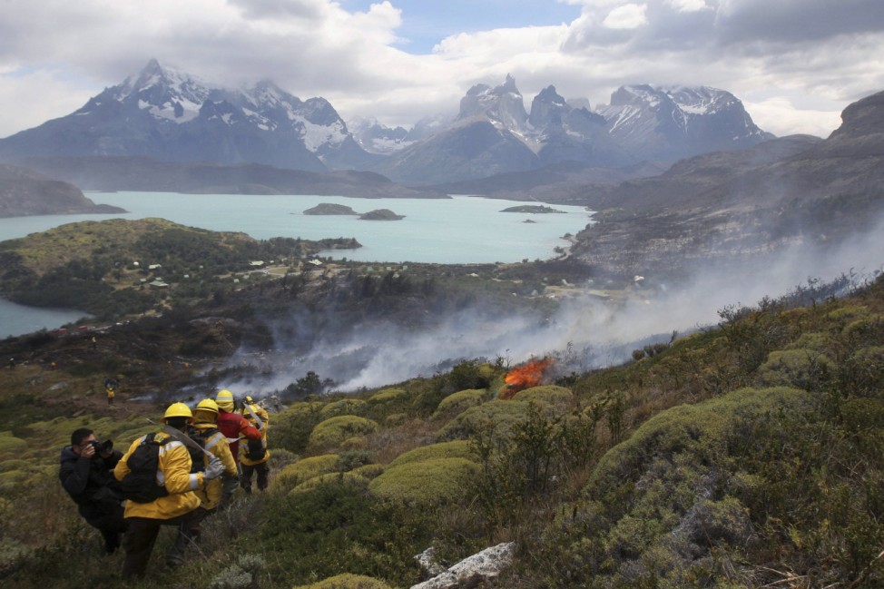 Around 12,500 hectares have been burnt by a wildfire hitting the world renowned national park,