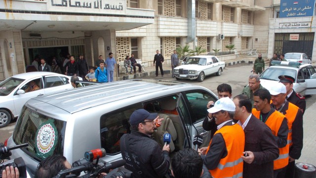 Arab league observers in Daraa