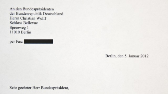 'Bild' bittet Bundespraesident um Genehmigung zur Veroeffentlichung seiner Mailbox-Mitteilung