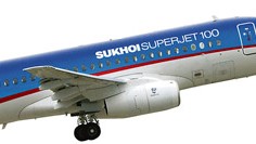 Flugzeugbau bei Sukhoi: Start frei: Der schnittigeSuperjet 100von Sukhoi bietet Platz für 98 Passagiere.