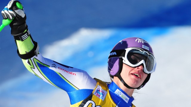 Debatte um die Skifahrerin Tina Maze: "Not your business": Skirennfahrerin Tina Maze.