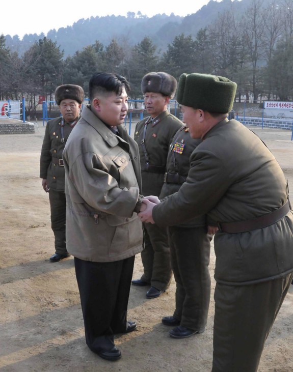 Kim Jong-un the North Korean army's No. 169 unit
