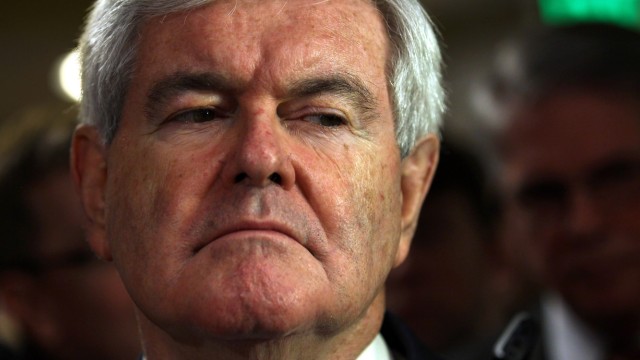 GOP Candidate Newt Gingrich Campaigns Ahead Of State's Primary