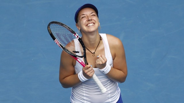 Australian Open: Sabine Lisicki steht nach dem Sieg über die Russin Swetlana Kusnezowa im Achtelfinale.